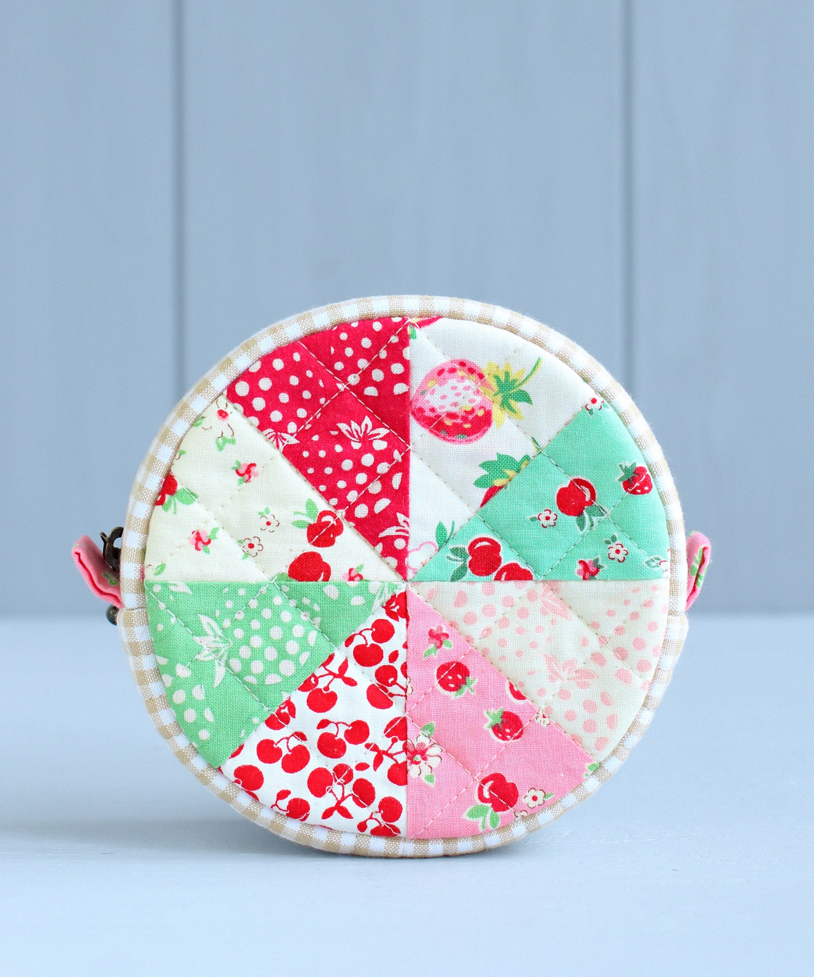 PDF Three Round Pouches Sewing Pattern DIY Quilted Pouch Etsy