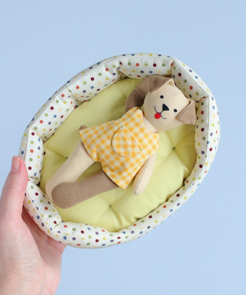 2 PDF Mini Dog Bed for Mini Pet Sewing Pattern DIY Animal Etsy