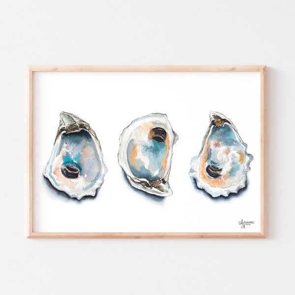 Oyster Shell Art Etsy
