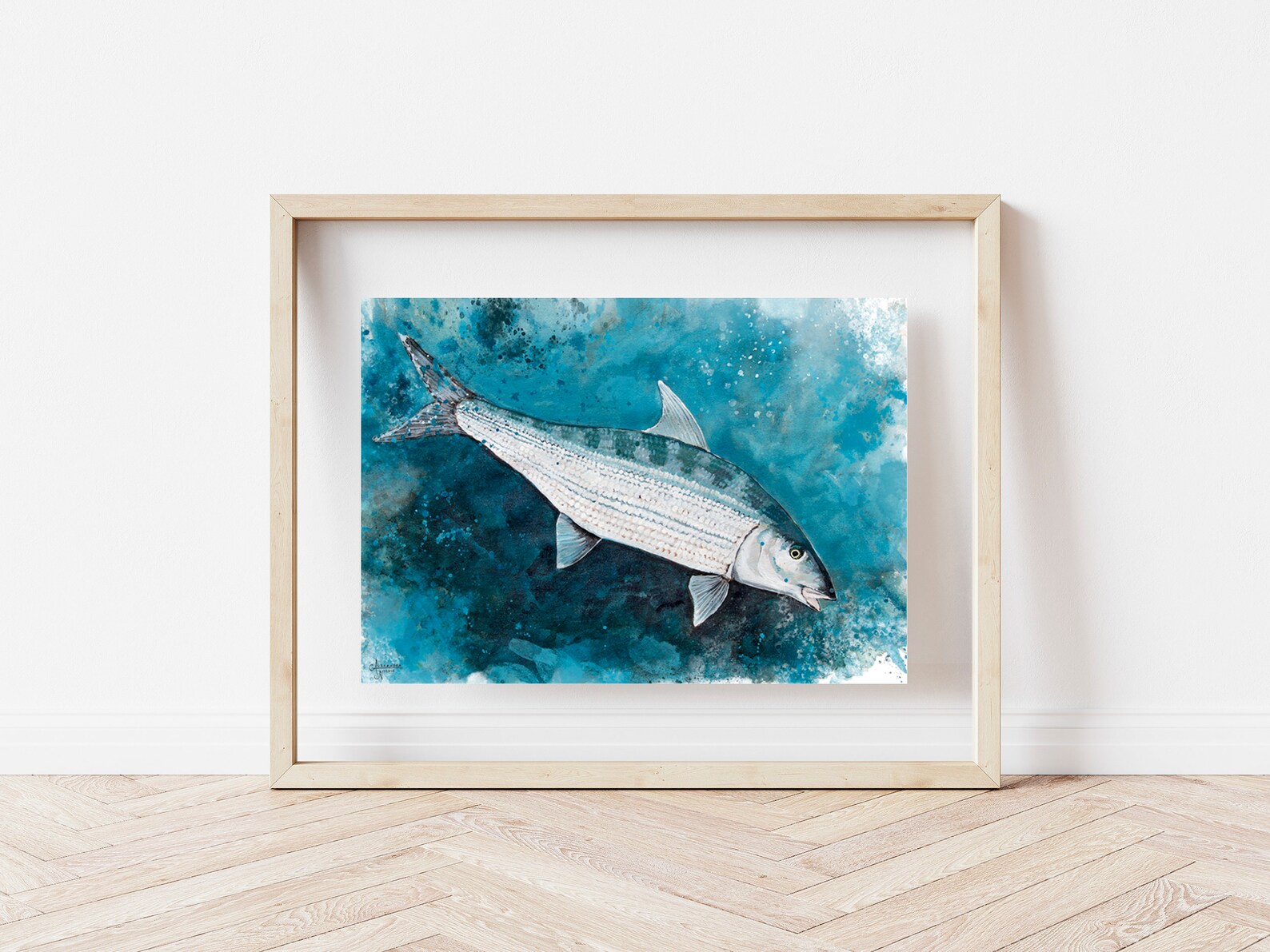 Bonefish Art Fly Fishing Art Fish Art Fish Prints | Etsy