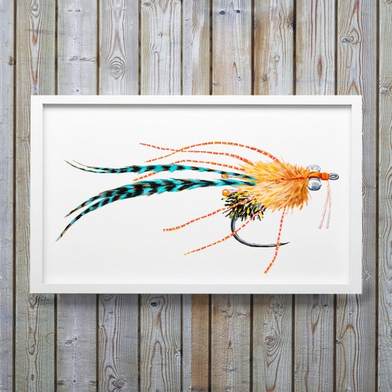 Fishing Flies, Crab Fly, Fly Fishing Gifts, Fish Saltwater Fly, Fish Wall  Art, Blue Crab Fly, Coastal Decor, Fisherman Gifts 