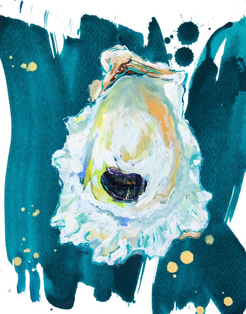 New Art Print Set Oyster Prints Oyster Art Discounted Art Etsy