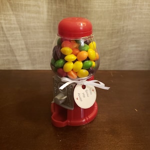 Gumball Machine Favor- Set of Four