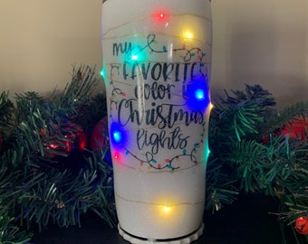 Christmas Light Up Tumbler