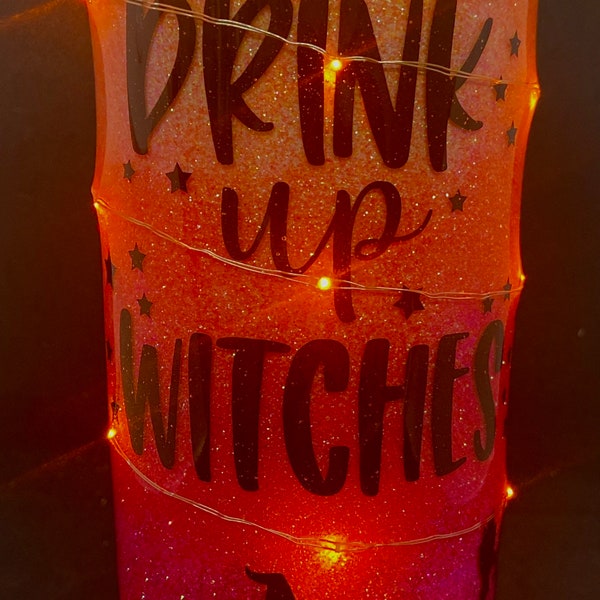 Halloween Light up Tumbler Etsy