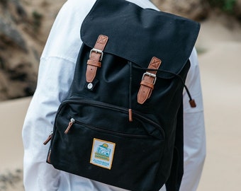 The Business Backpack in Black ~ laptop bag, commuter bag, college bag, school bag, backpack, travel bag, mens bag, ladies bag, cabin bag