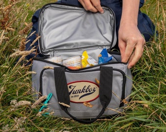 The Lunchbox Recycled Cooler Bag in Grey - travel bag, small cooler, small cool bag, small bag, lunch box, lunch bag, cool bag, chill bag