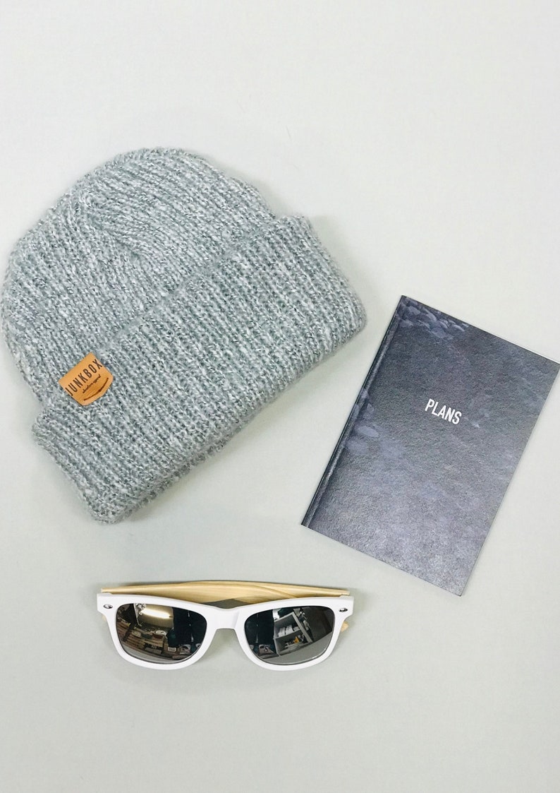 junkbox hat cuffed hat headwear snug hat Grey Flecked Ribbed Beanie Hat ~ knitted hat beanie hat woolly hat ladies hat mens hat