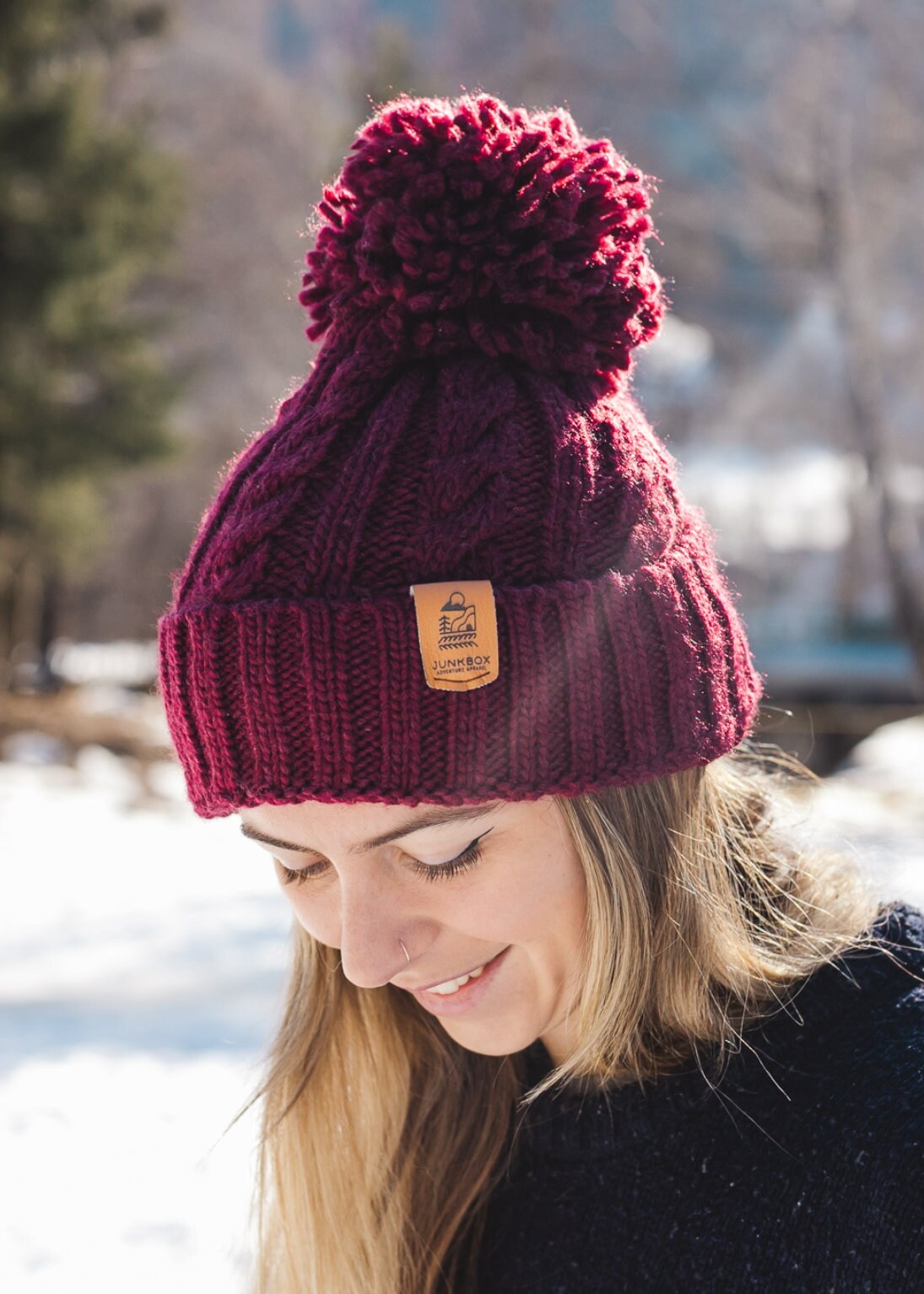 Wanderer Pom Bobble Hat in Burgundy Woolly Hat, Bobble Hat, Winter Hat, Beanie Hat, Unisex, Mens Hats, Womens Hats, Maroon Knitted Hat - Etsy Wanderer Pom Bobble Hat in Burgundy Woolly Hat, Bobble Hat, Winter Hat, Beanie Hat, Unisex, Mens Hats, Womens Hats, Maroon Knitted Hat - Etsy