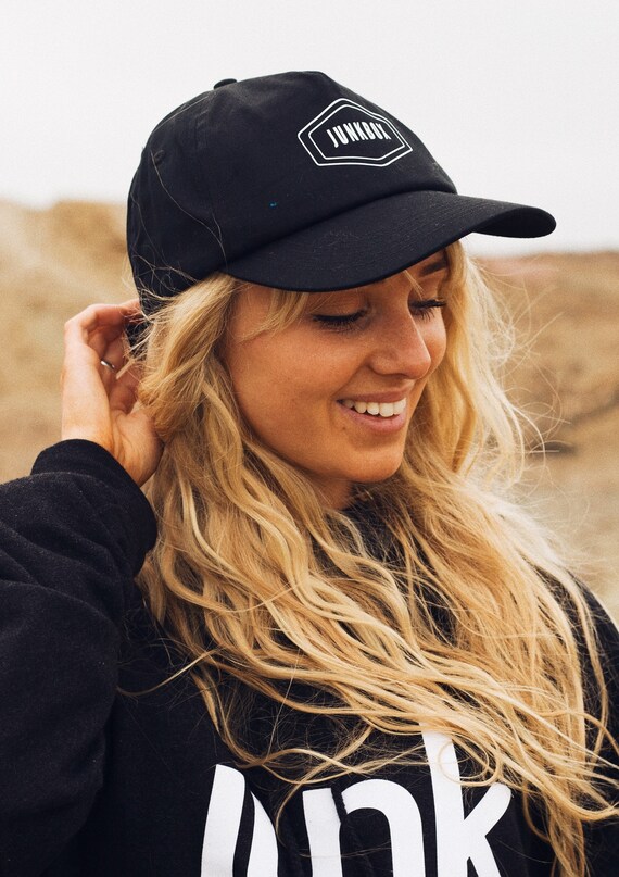 Classic Black Unisex Dad Baseball Cap Junkbox Cap Cotton Etsy
