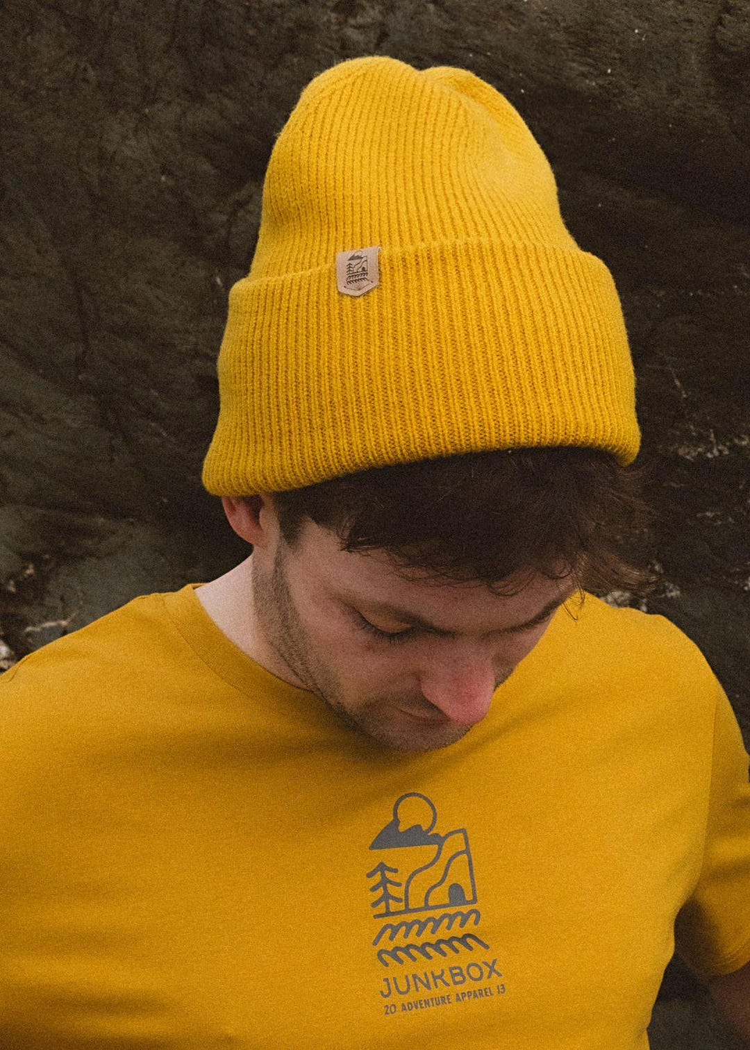 Super Soft Recycled Beanie Hat in Spicy Mustard Summer Hat