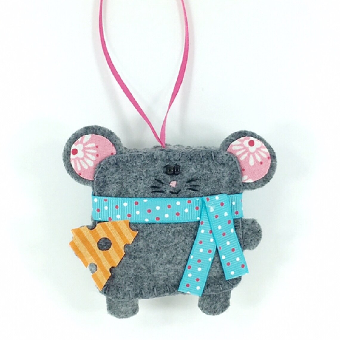 Mouse Felt Ornament Pattern PDF Etsy