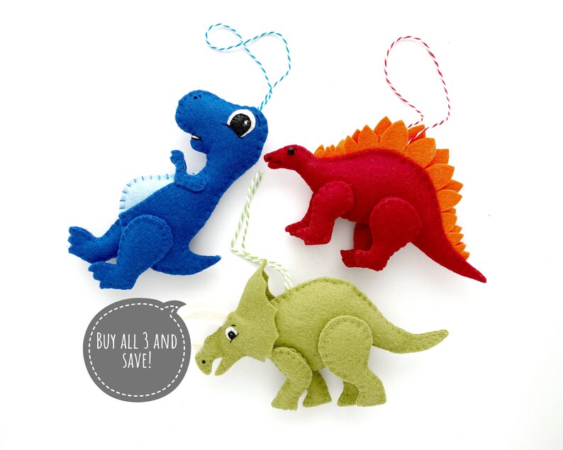 t rex stegosaurus triceratops