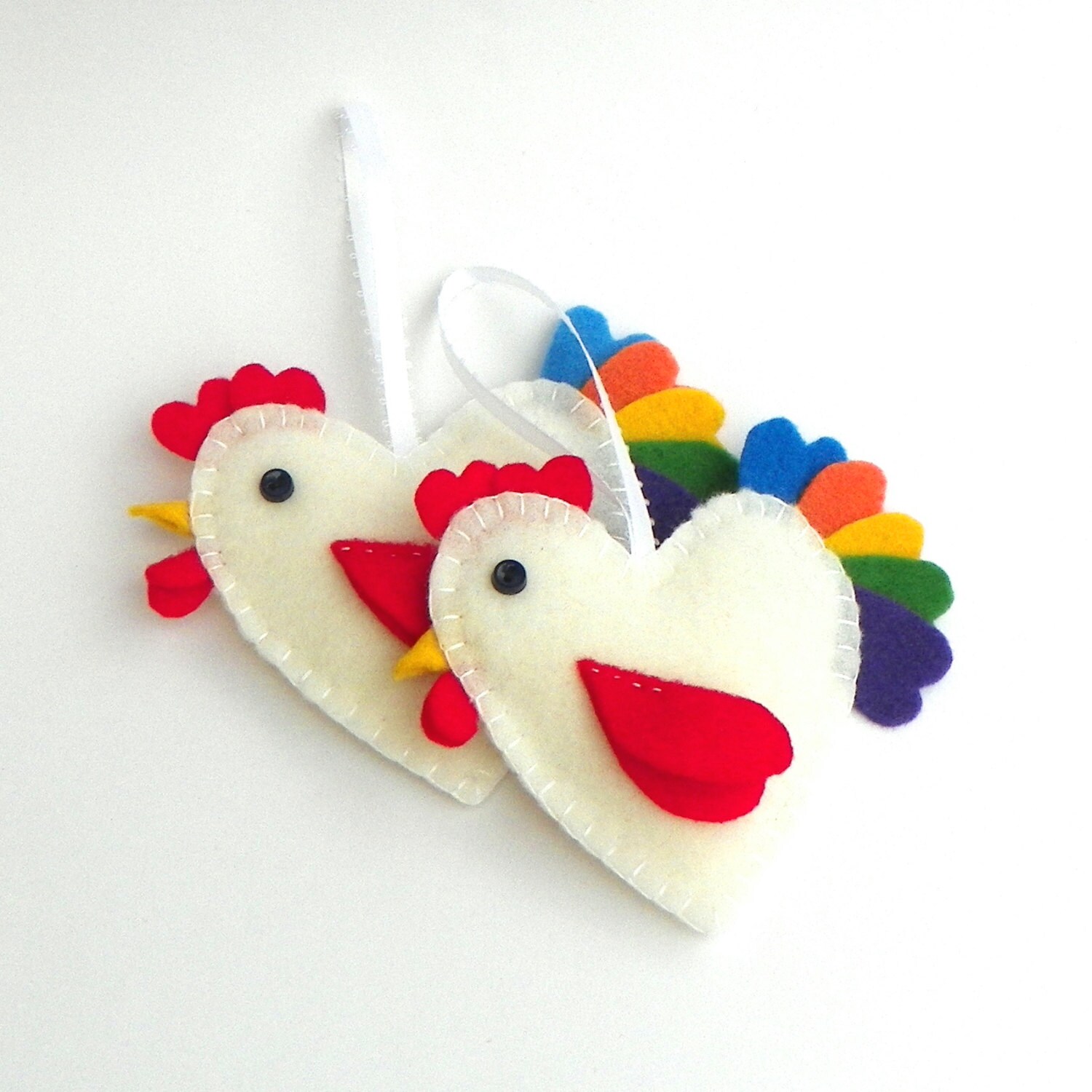 Rooster Sewing Kit Felt Rooster Sewing Kit Rooster Ornament Etsy