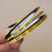 Sini reviewed 3 rolls of gold rainbow nail art striping tape/1mm, 2mm and 3mm wide/ Holo nail striping tape/ Nail foil/ Nail art/ Nails/ Nail decorations