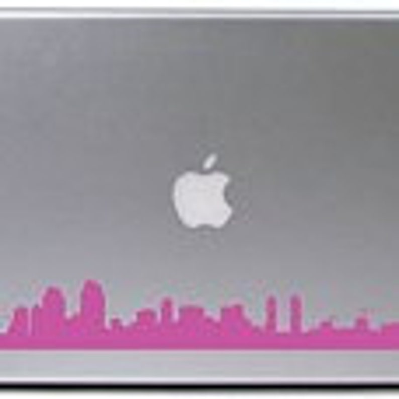 San Diego City Skyline Decal Sticker Laptop Car Window image 3