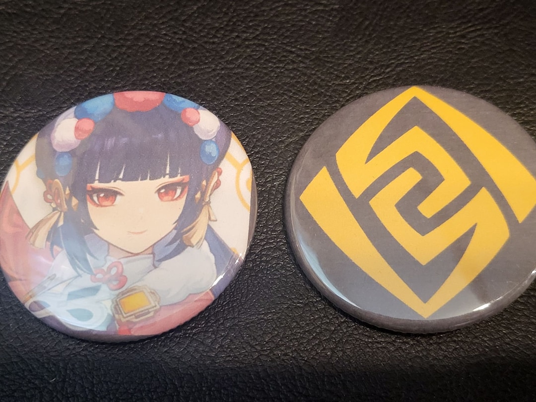 Genshin Impact; Yun Jin and Geo Element Button Set - Etsy