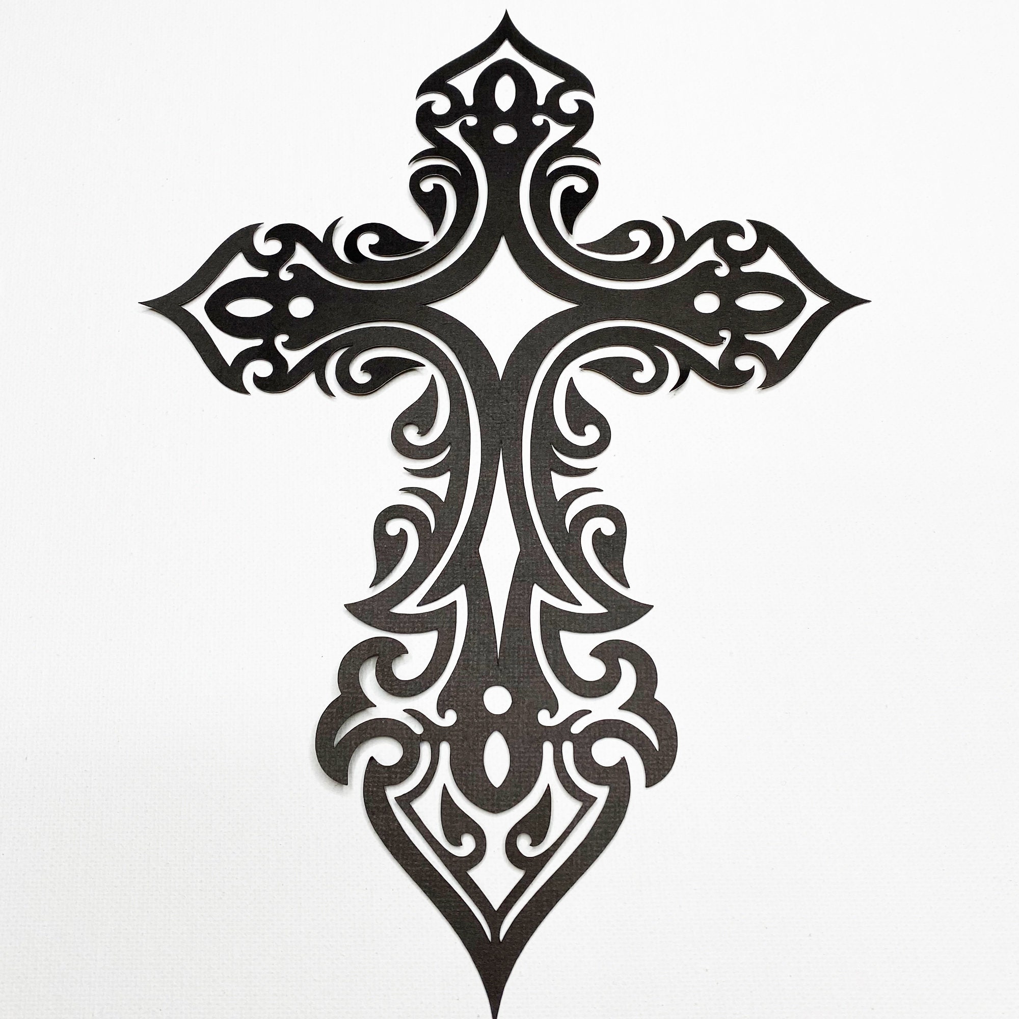 Gothic Cross SVG Cut File for Cricut Silhouette Christian | Etsy UK