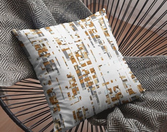 Contempory Chaos IV, pillow or cover  home decoration, brown,white,grey, graphics, modern design, home decor, interior design