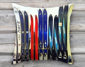 Ski Decor Ski Pillow Cover Ski Lover Gift Funny Ski Decor Mountain Decor Ski Decor Ski Pillow Cover Ski Lover Gift Funny Ski Decor Mountain Decor