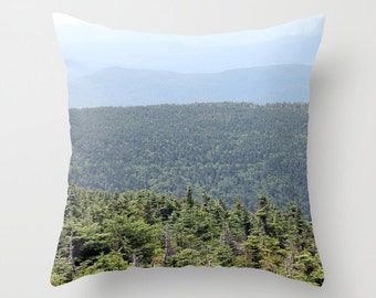 Layerscape, pillow or cover   home decoration, interior design, blue sky,green,gray,mountain ranges, Country Living, Rustic,