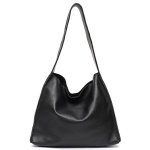 Leather Minimal Shoulder Hobo Bag - Etsy