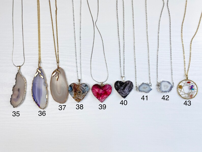 Crystal Stone Necklaces