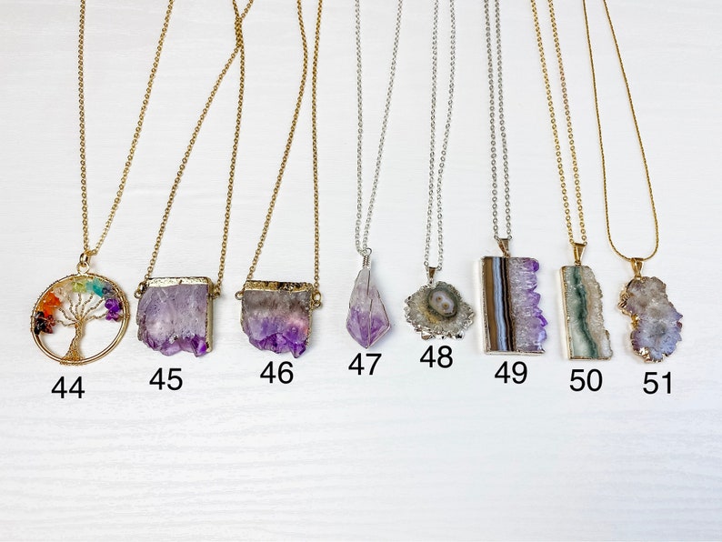 Crystal Stone Necklaces