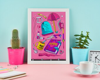 Buffy Arsenal Art Print | Buffy the Vampire Slayer