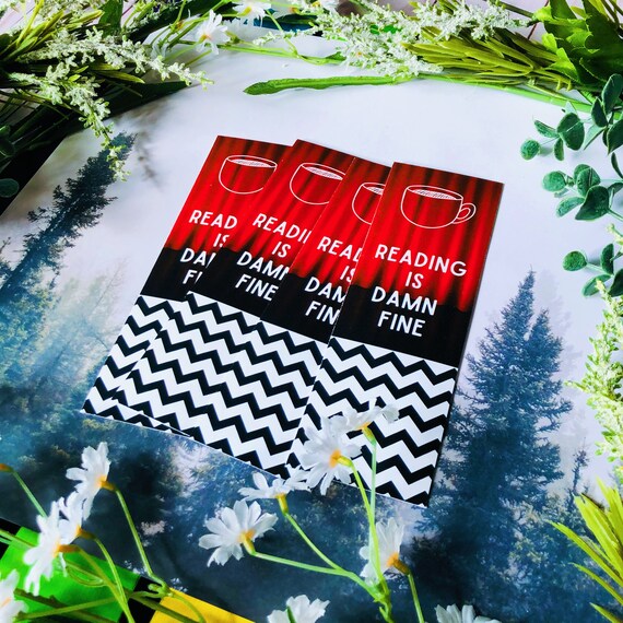 Damn Fine Reading Bookmark | Double Sided Bookmark | TV Shows | Twin Peaks