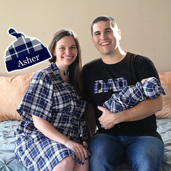 Mommy and Me Robe and Swaddle Set Etsy