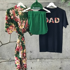 christmas robe and swaddle set