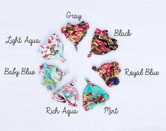 Paty Newborn Bow Beanie #126RBW main image 1