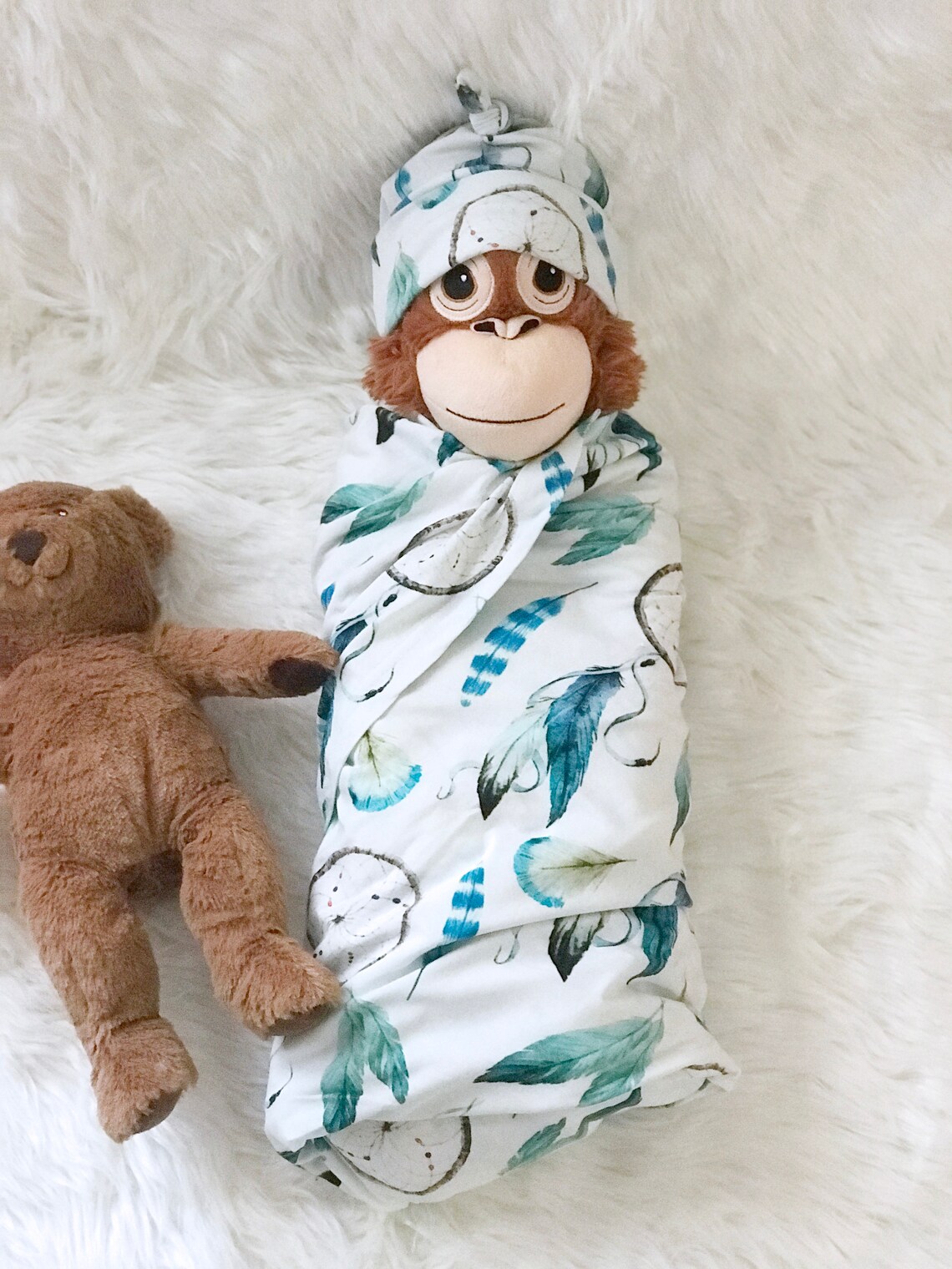 Maternity Robe and Swaddle Set. Mommy and Me Robe and Swaddle Etsy