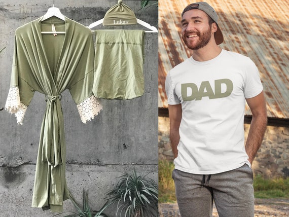 Matching robe and swaddle boy sale