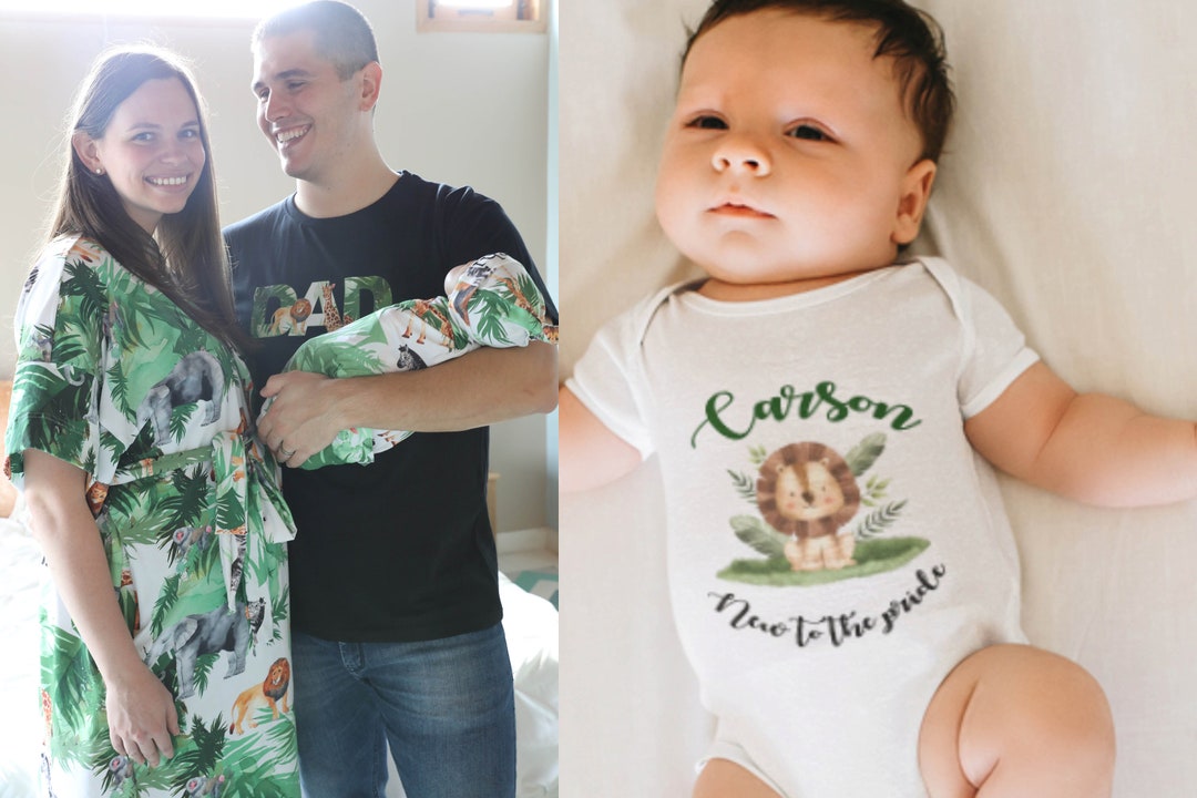 Mommy and Me Robe and Swaddle Set Maternity Robe and Swaddle Set Boy