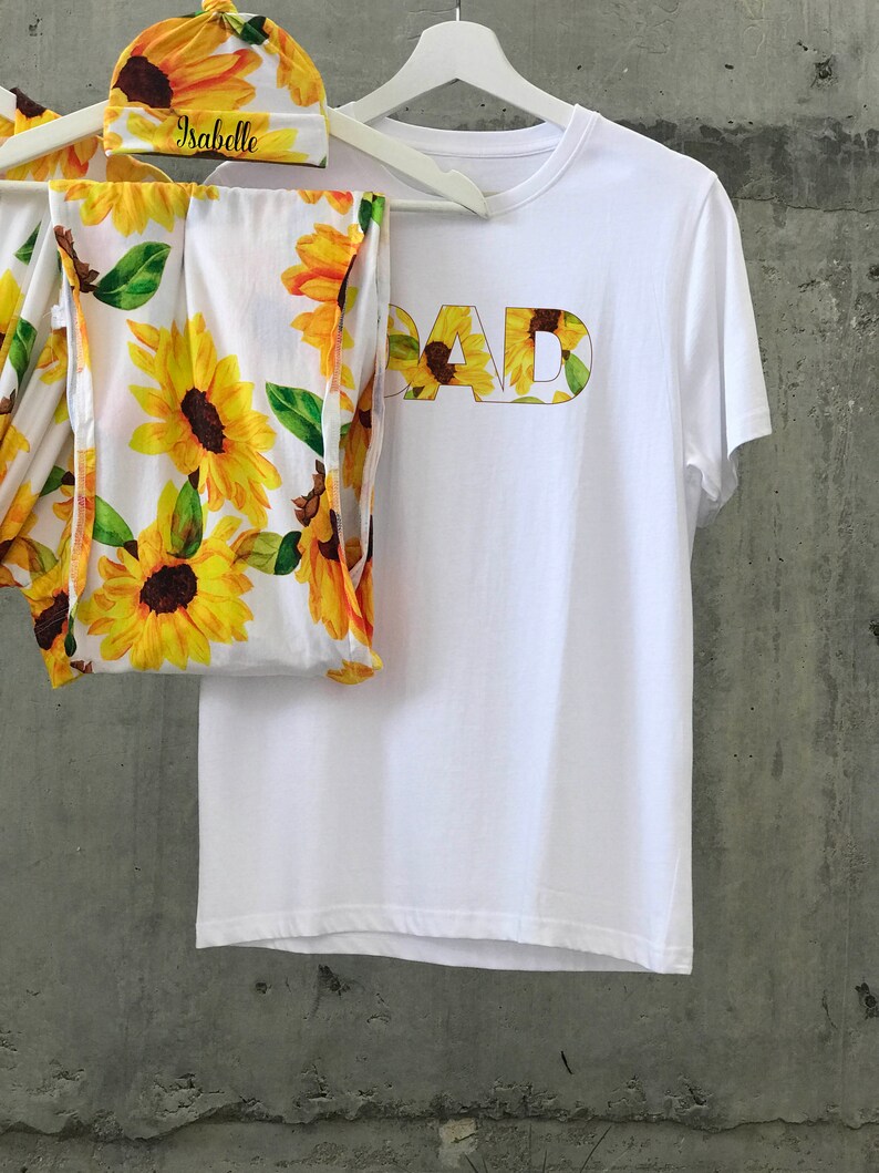 Mommy and Me Robe and Swaddle Set. Fall. Autumn. Sun Flower. Etsy