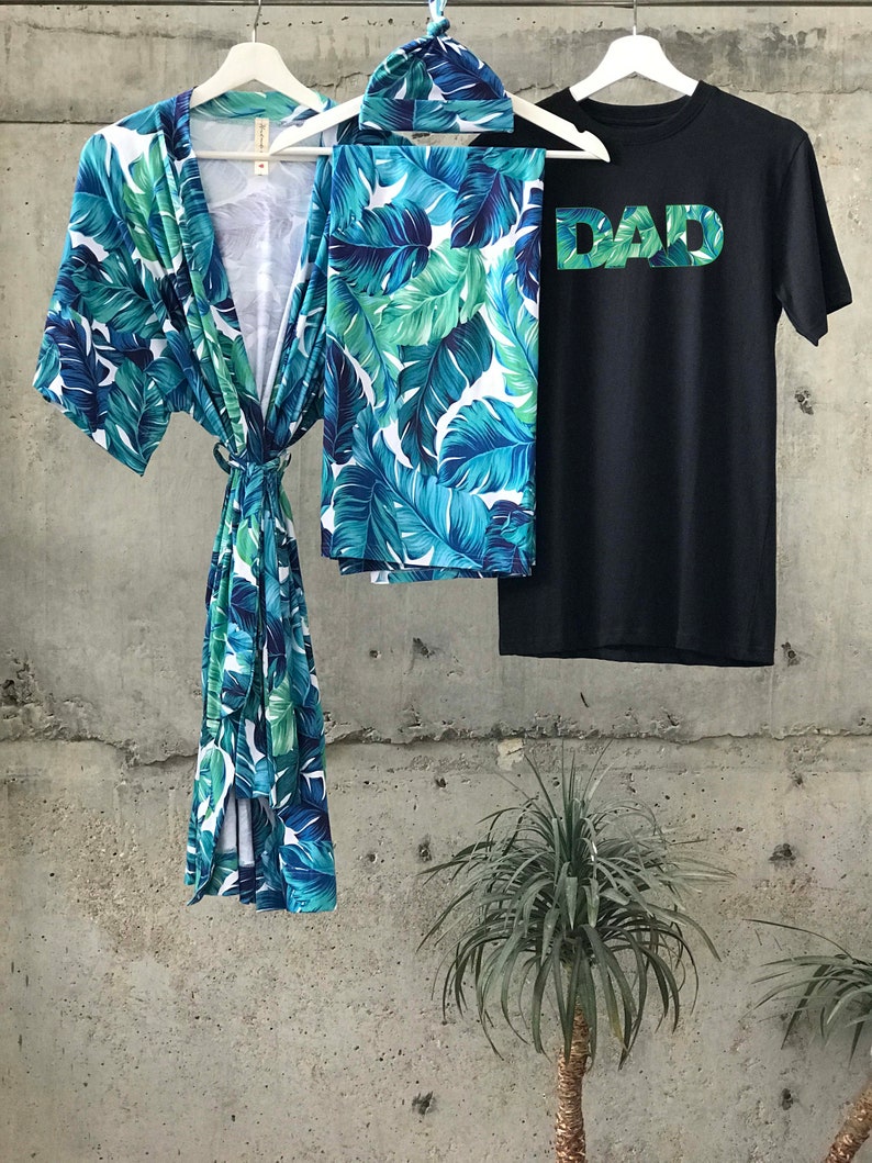 Maternity robe and swaddle set. Mommy and me Robe and swaddle Etsy