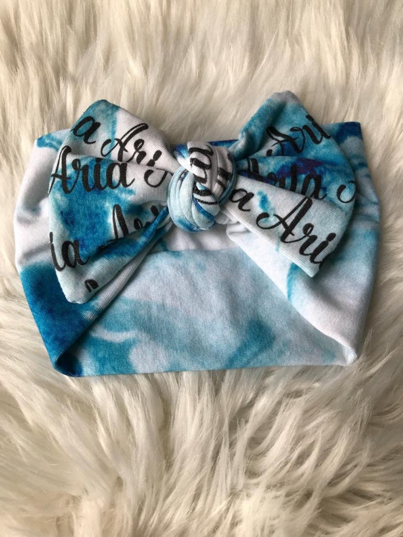 Bow headband. Personalized or non personalized. gift. Personalized gifts. Personalized Style 3