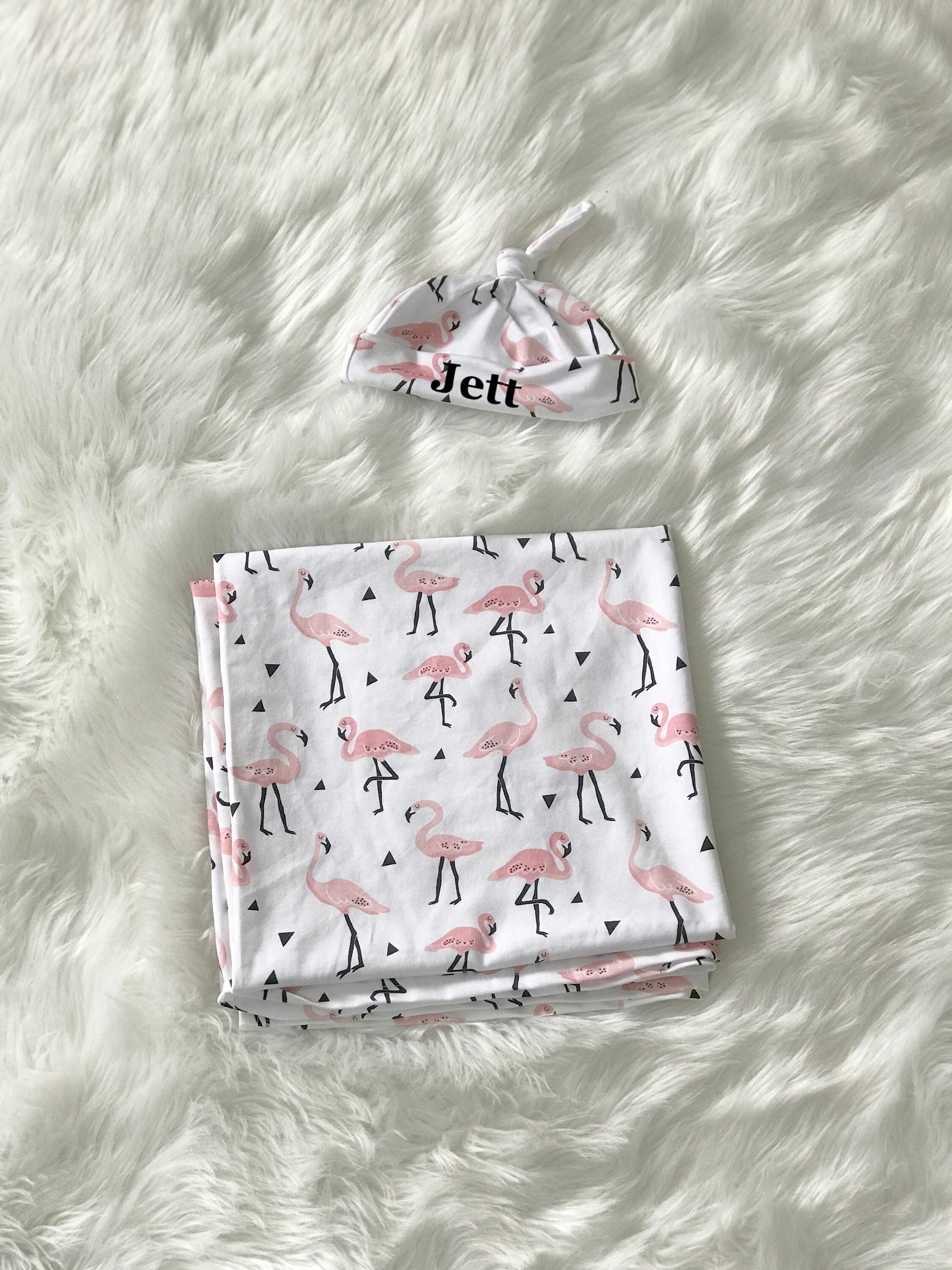 Maternity robe with matching swaddle. Hospital robe and Etsy