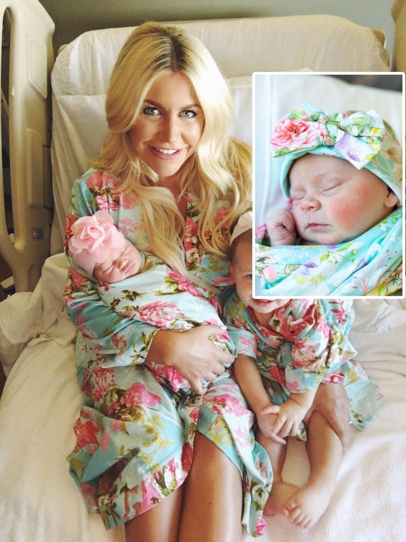 Mommy and Me, to Be Moms Robe, Delivery Robe, Labor and Birth