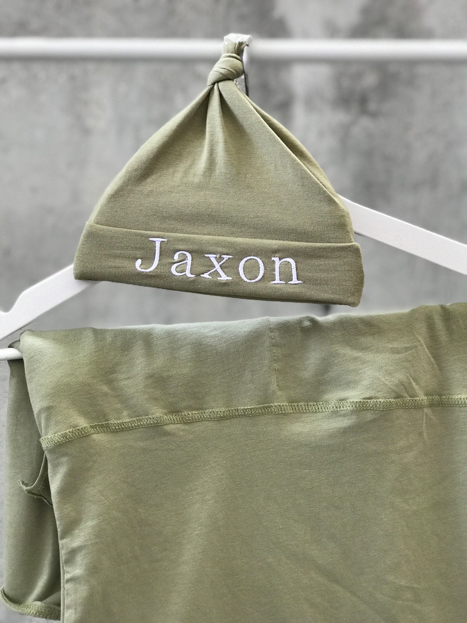 Maternity robe and swaddle set boy. Dad shirt. Delivery robe Etsy