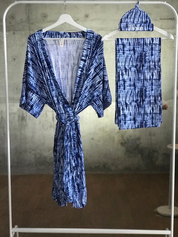 mommy and me swaddle set boy