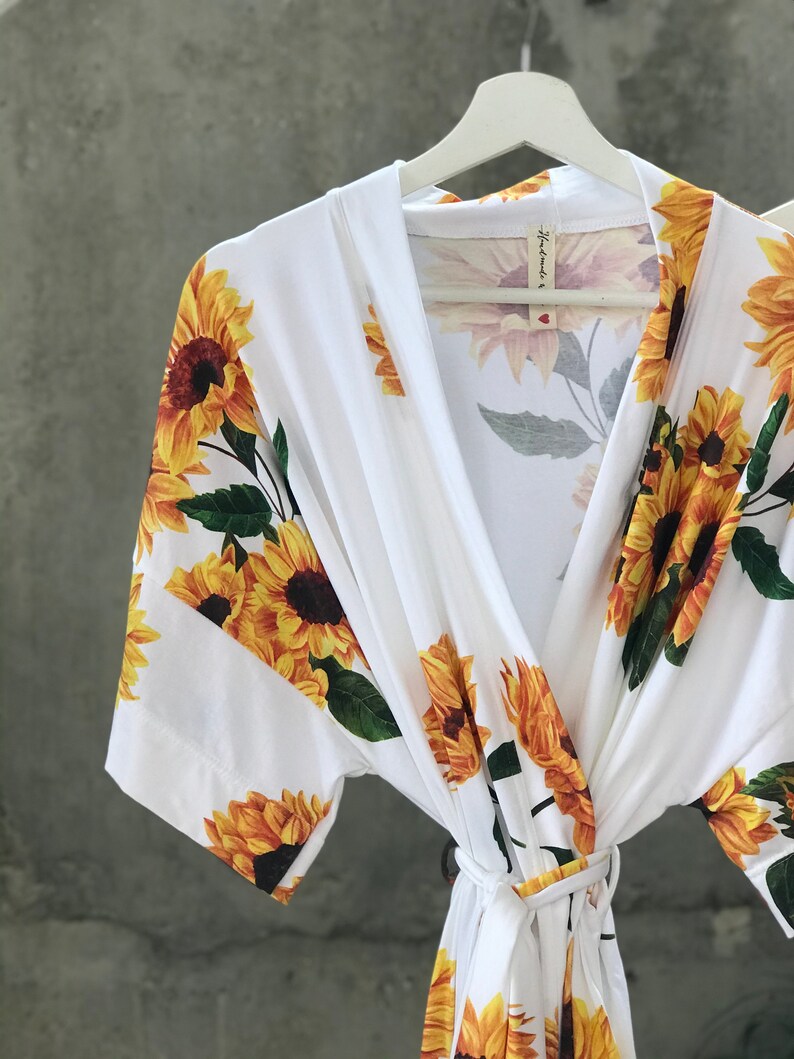 Maternity Robe and Swaddle Set Girl. Sunflower. Mommy and Me Etsy