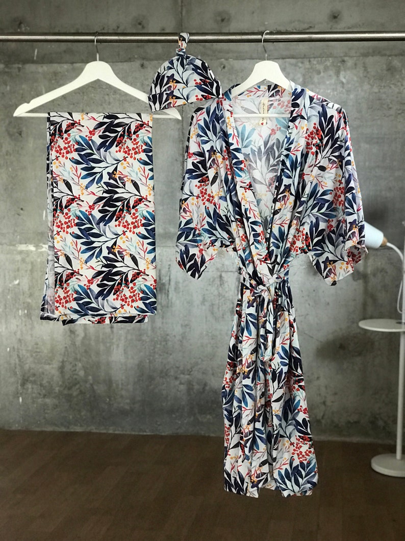 Maternity Robe and Swaddle Set. Hospital Robe and Matching Etsy