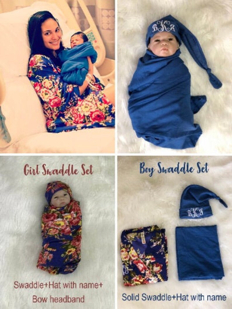 Plus Size Best Mommy Robe And Swaddle Set For Boys Going Home