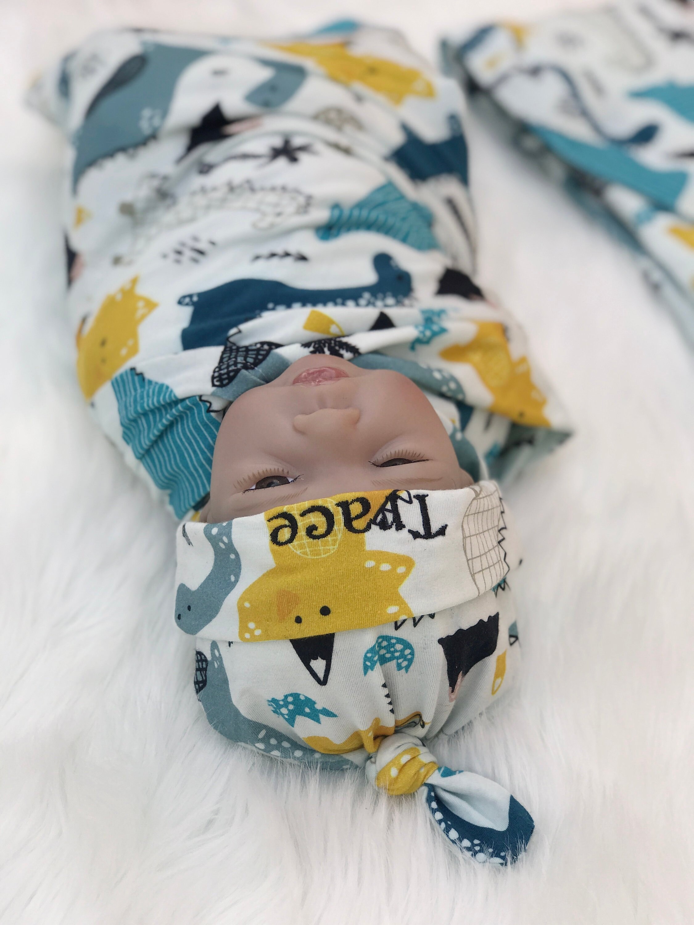 Maternity robe and swaddle set boy. Mommy and me robe and Etsy