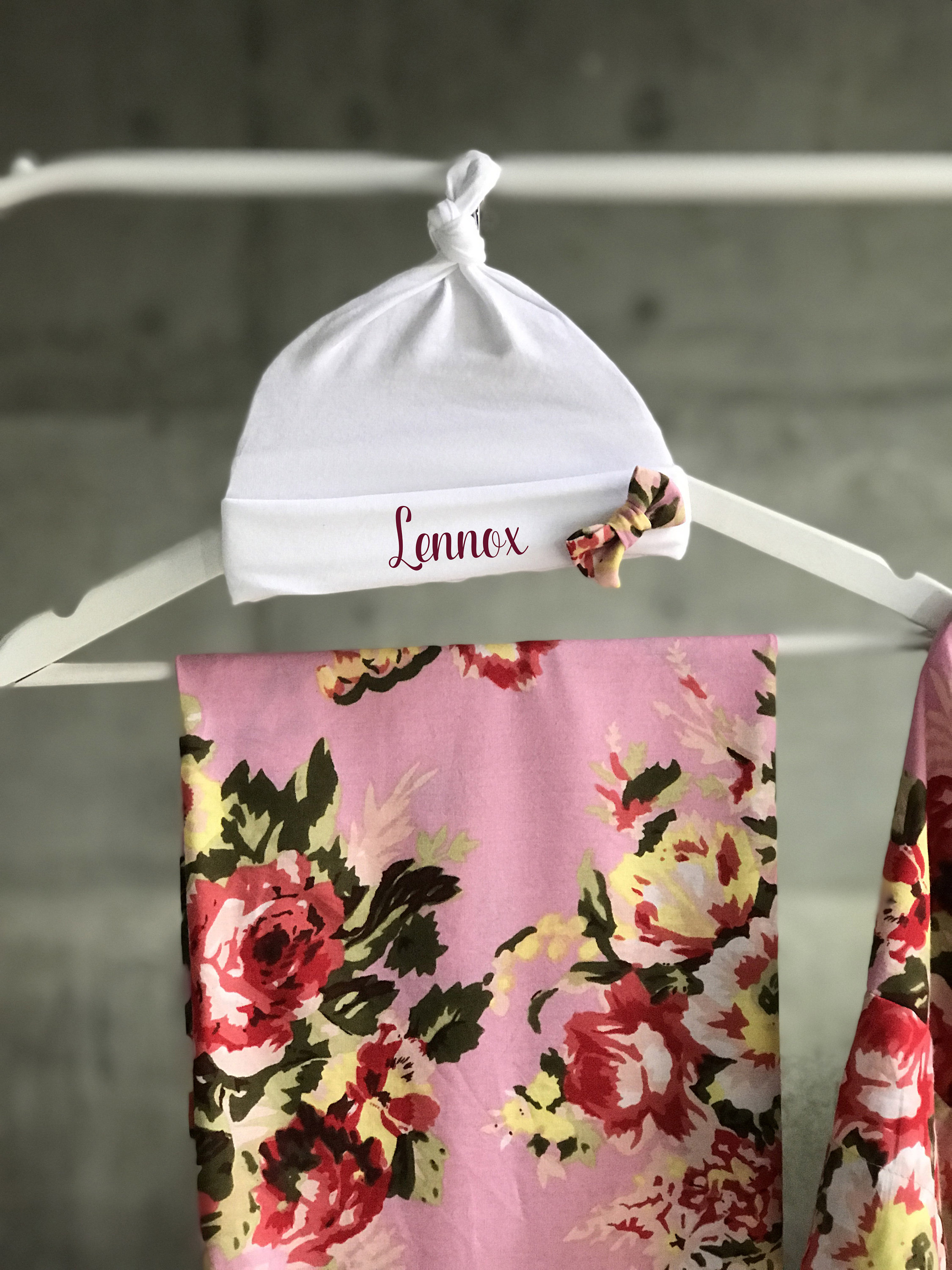 Mommy and me Robe and swaddle set girl. Maternity robe. Etsy