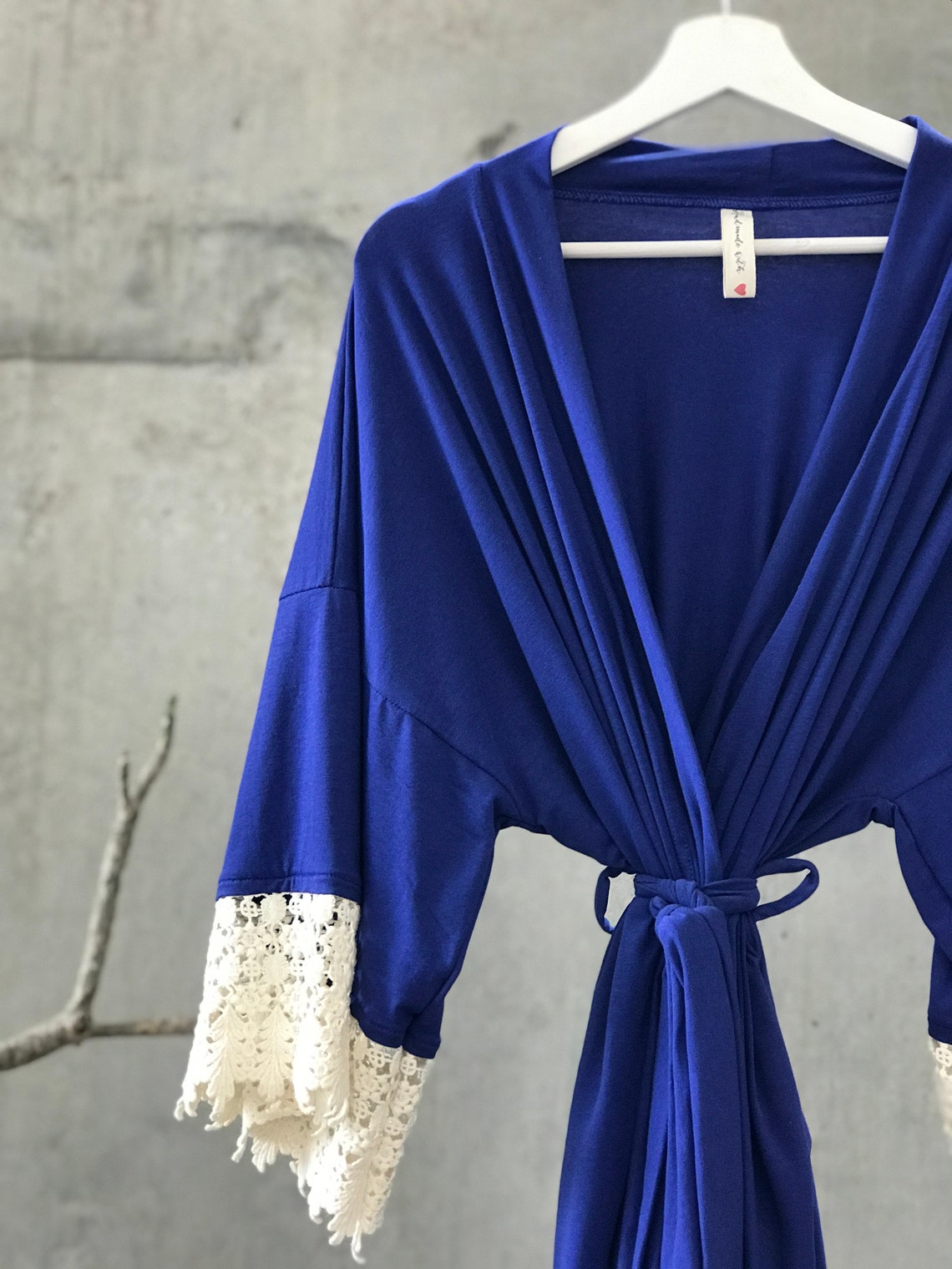 Mommy and Me Robe and Swaddle Set. Royal Blue. Maternity Robe Etsy