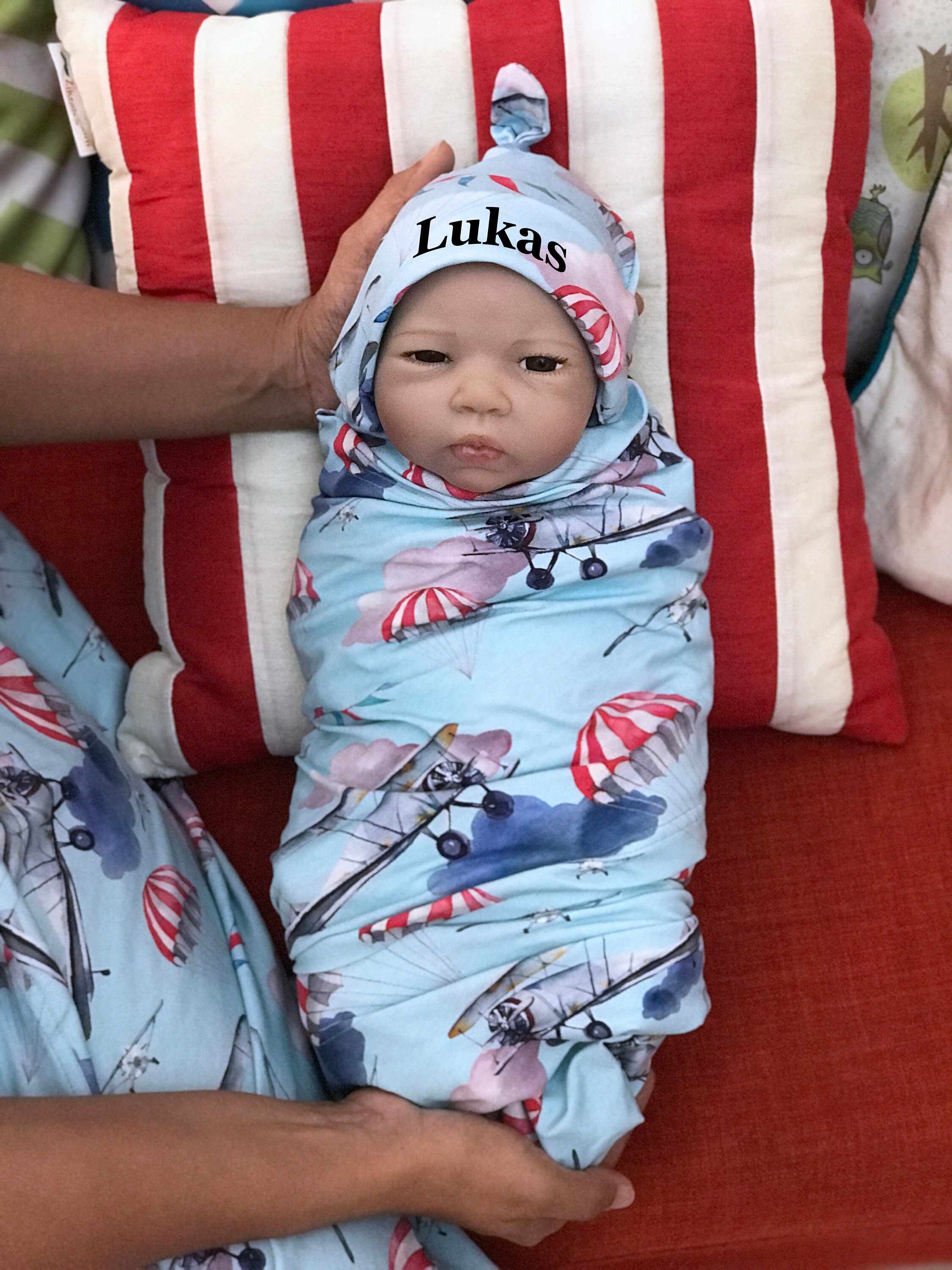 Maternity Robe and Swaddle Set Boy. Mommy and Me Robe and Etsy